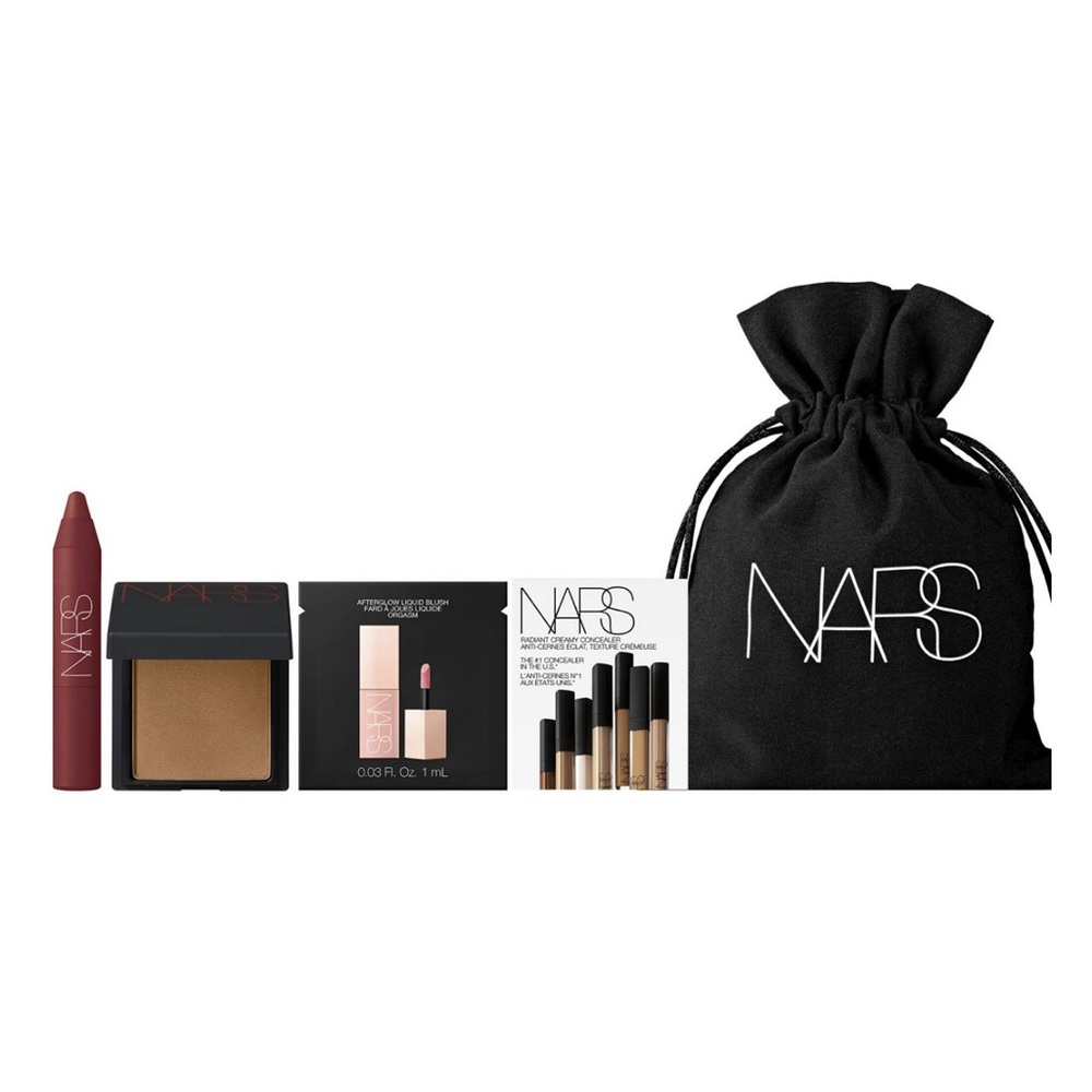 NARS 5pc Makeup Gift Set and Cosmetics Bag